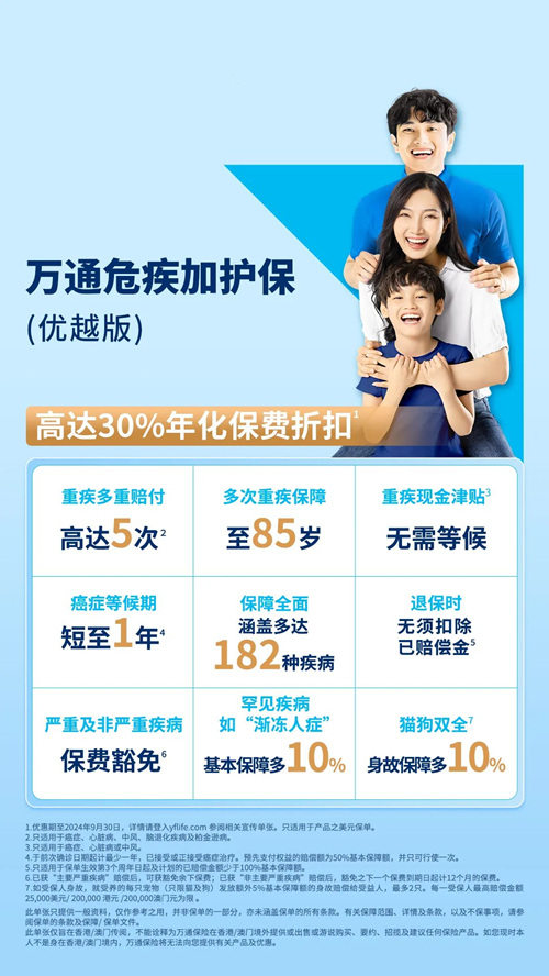 万通危疾加护保（优越版）
